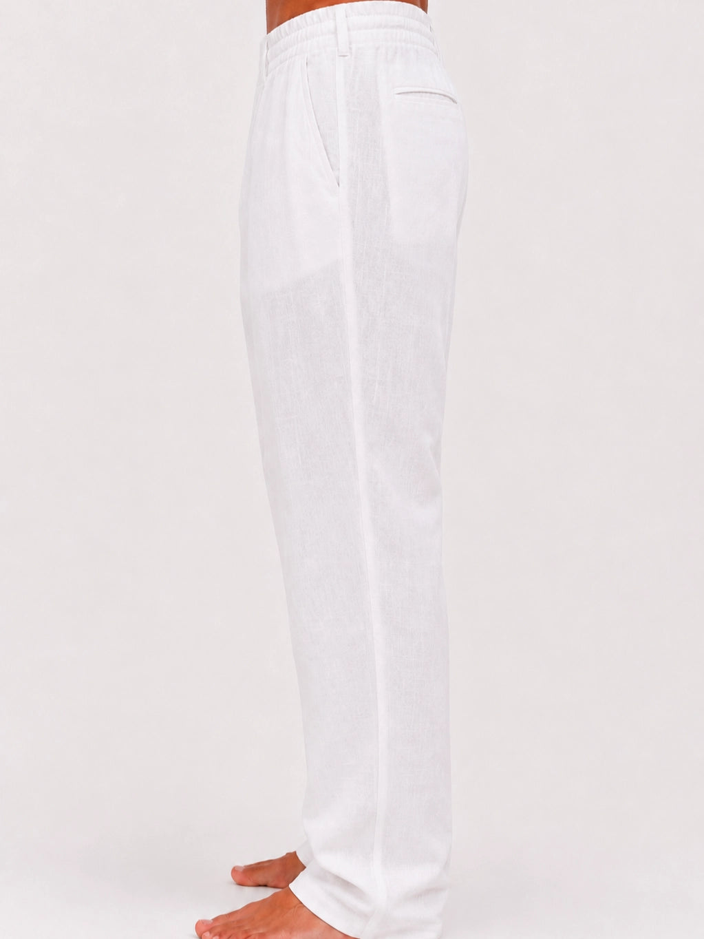 Pleated Linen Pants