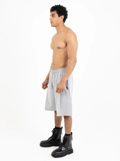 Wide-Leg Pleated Shorts