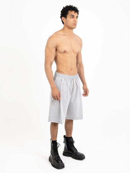 Wide-Leg Pleated Shorts