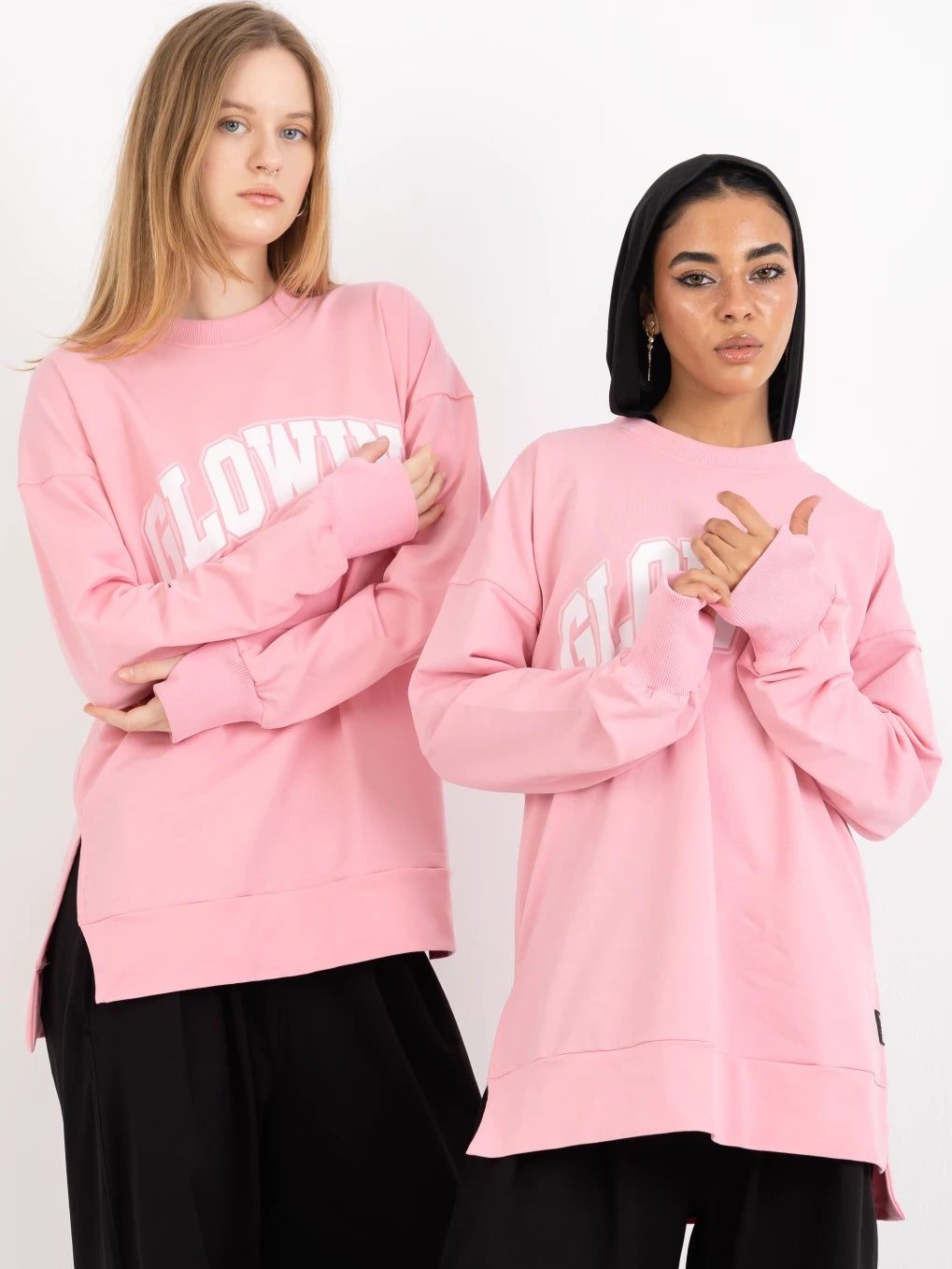 تيشيرت بأكمام طويلة "Glowing"
