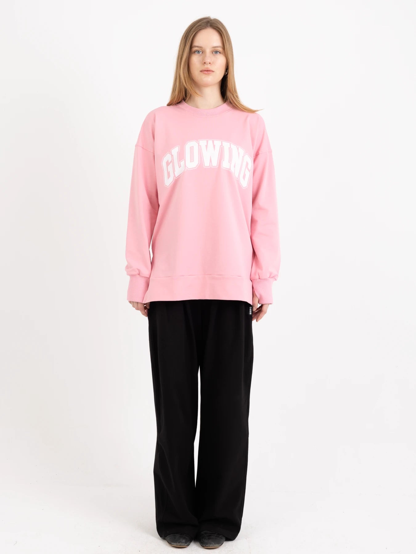تيشيرت بأكمام طويلة "Glowing"