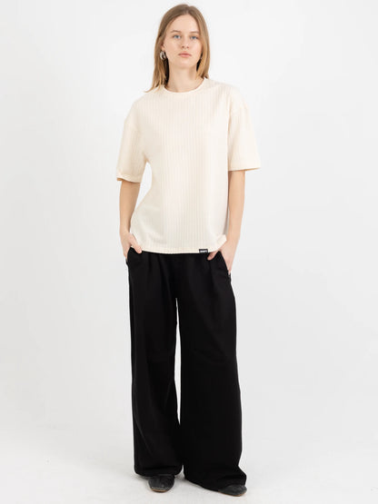 Textured Knit Tee