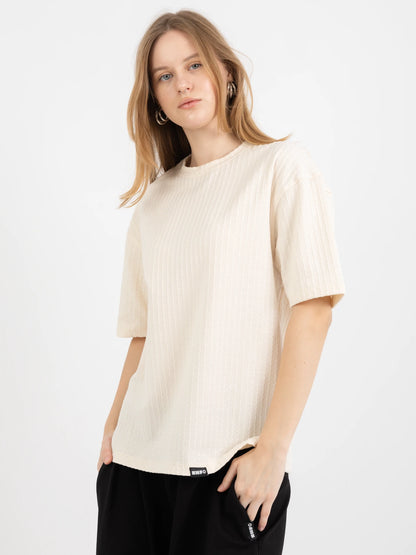 Textured Knit Tee
